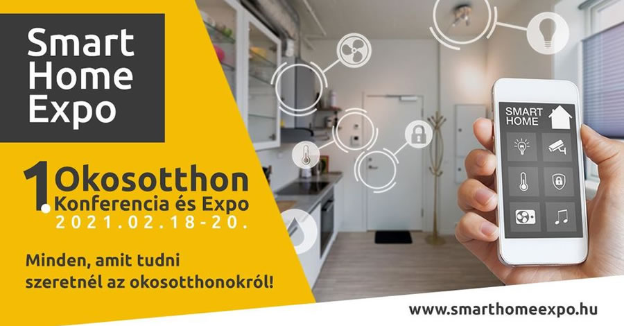Smart Home Expo - 1. Okosotthon Konferencia és Expo (2021. 02. 18-20.)