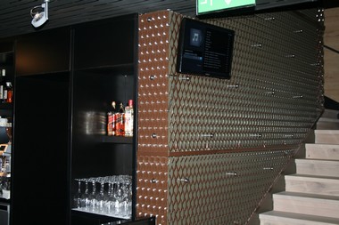 MARIANItech Design expandált lemezek a BMC éttermében