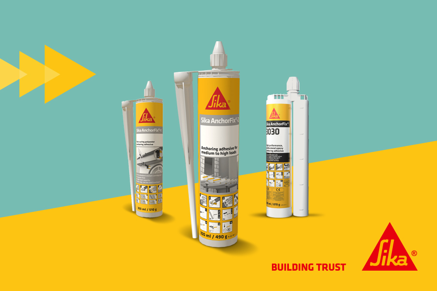 Sika AnchorFix® vegyi dübel termékcsalád