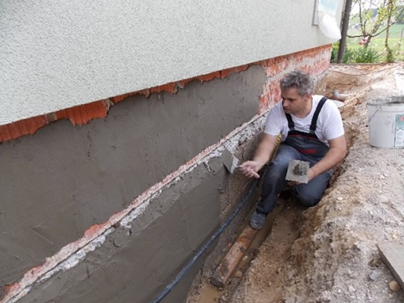 Pince felújítása FIBRANxps 300-L használatával Pince felújítása FIBRANxps 300-L használatával