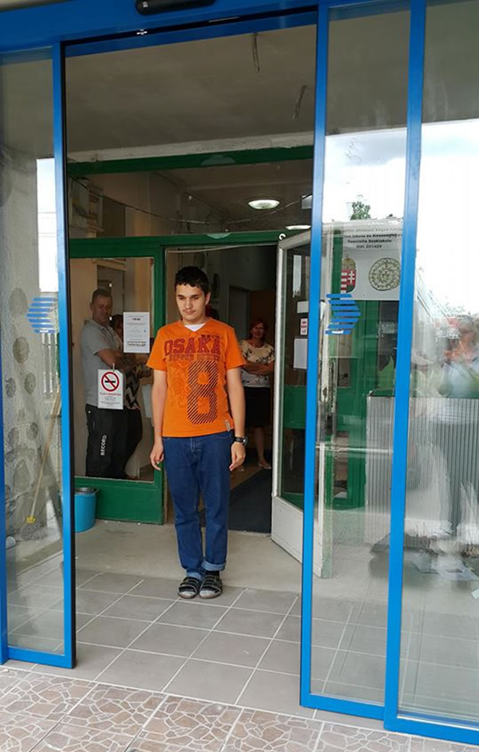 record ajtó a szegedi GEMMA Szociális Szolgáltató Központban