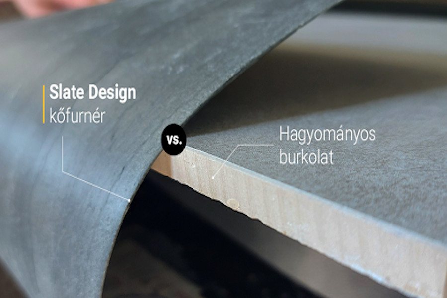 Slate Design ultravékony kőfurnér vs. hagyományos kőburkolat