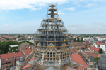 A szegedi Új zsinagóga kupola felújítása