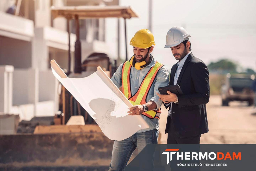 ThermoDam egyedi gyártású lejtésképzési rendszerek lapostetők és teraszok lejtésképzéséhez