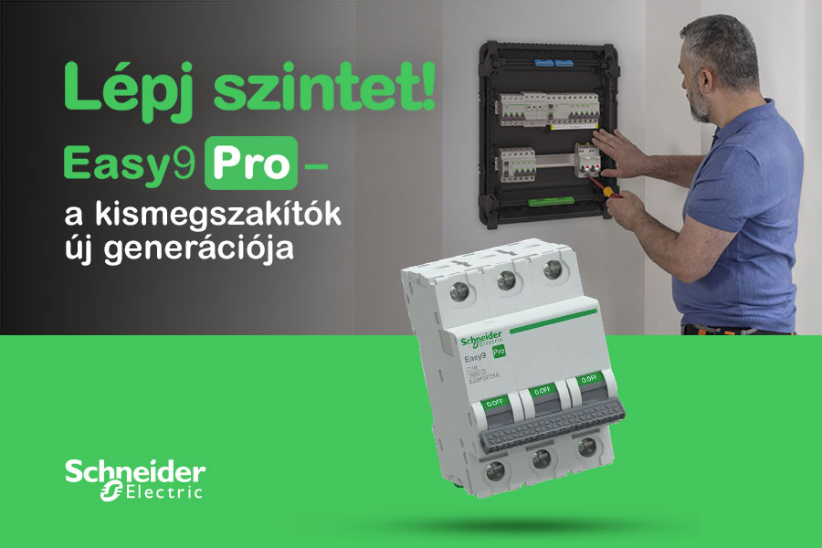 Váltson Easy9 Pro védelmi készülékekre a kivezetésre kerülő Resi9 termékcsalád helyett