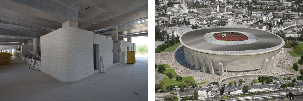 Ytong és Multipor az új Puskás Ferenc stadionban