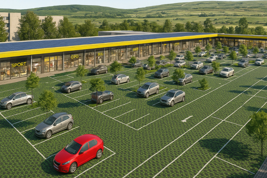 Zöld alternatíva az aszfalt helyett – Karsai vízáteresztő gyeprács