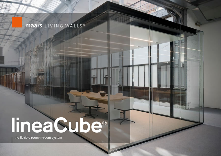 Maars lineaCube válaszfalrendszer megújult katalógusa