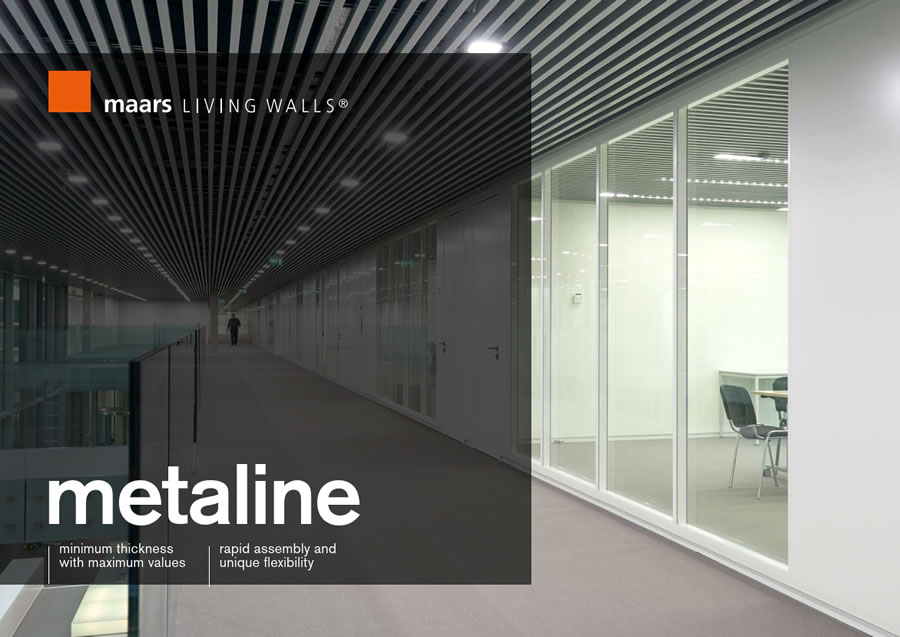 Maars Metaline válaszfalrendszer megújult katalógusa