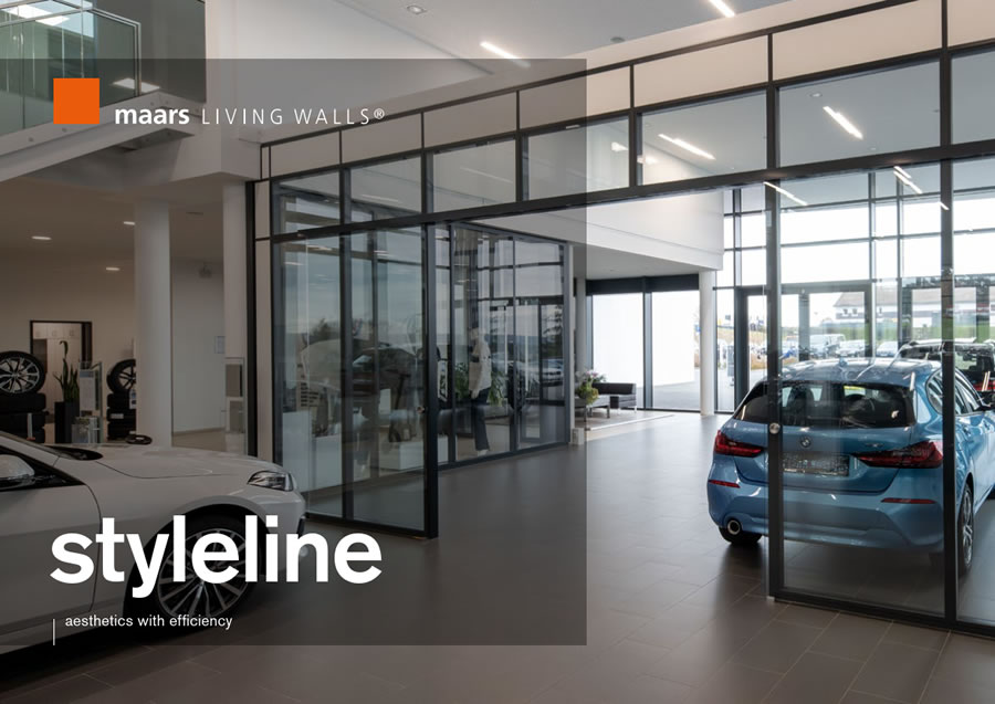 Maars Styleline válaszfalrendszer megújult katalógusa