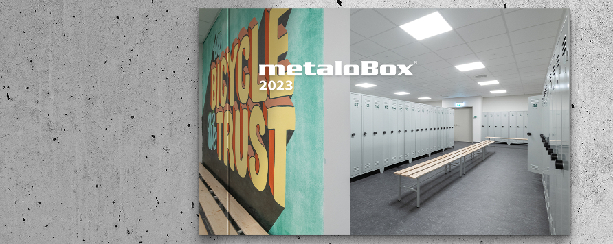 A metaloBox bemutatja új, 2023-as öltözőszekrény katalógusát
