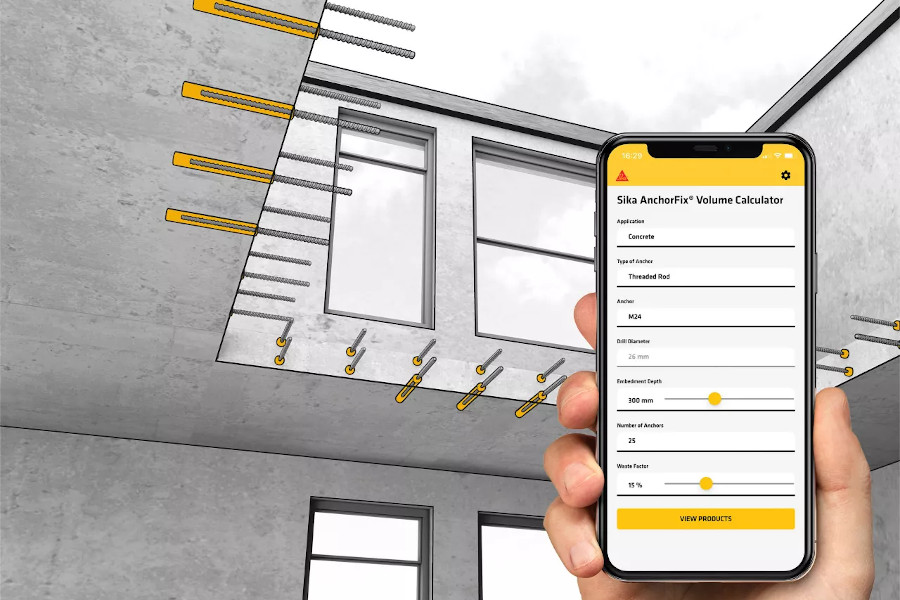A Sika új dübel kalkulátora