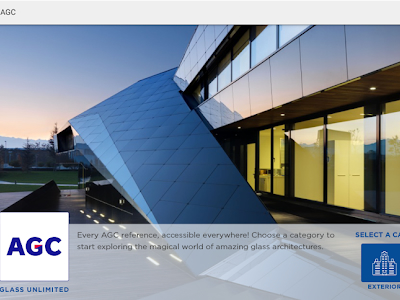 AGC új Üveg és Építészet Referencia alkalmazás