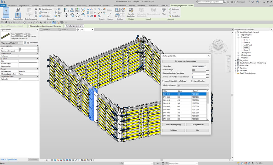 DokaCAD 9 for Revit