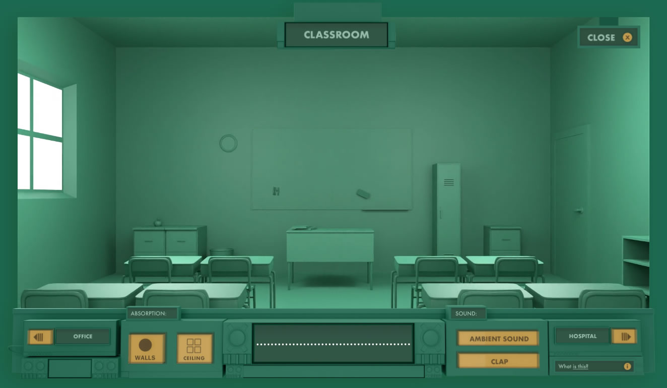 Az Ecophon virtuális laboratóriuma