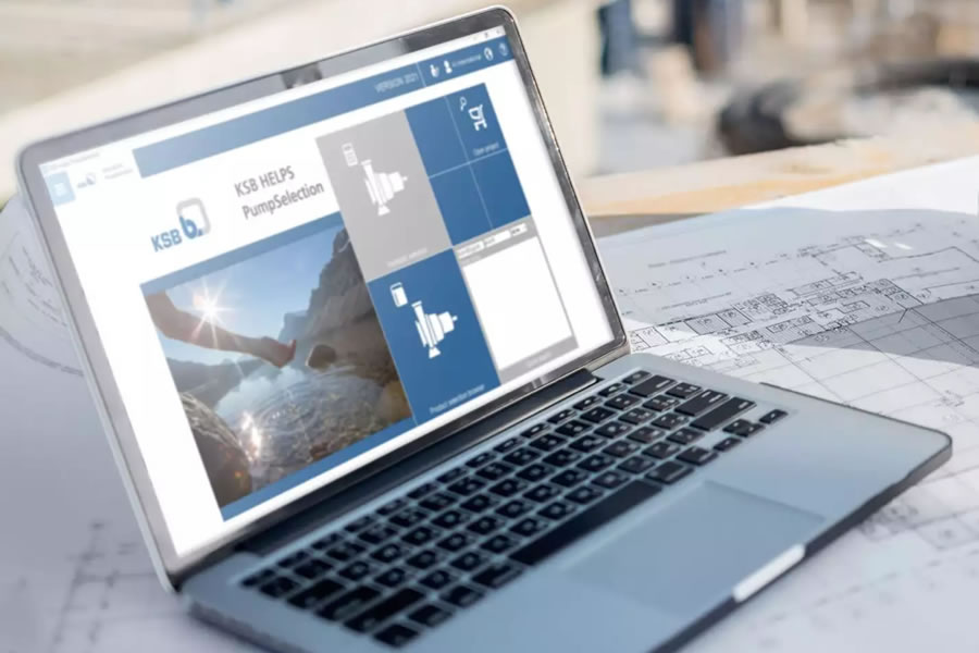 Elérhető a KSB HELPS PumpSelection szivattyútervező szoftver frissített változata