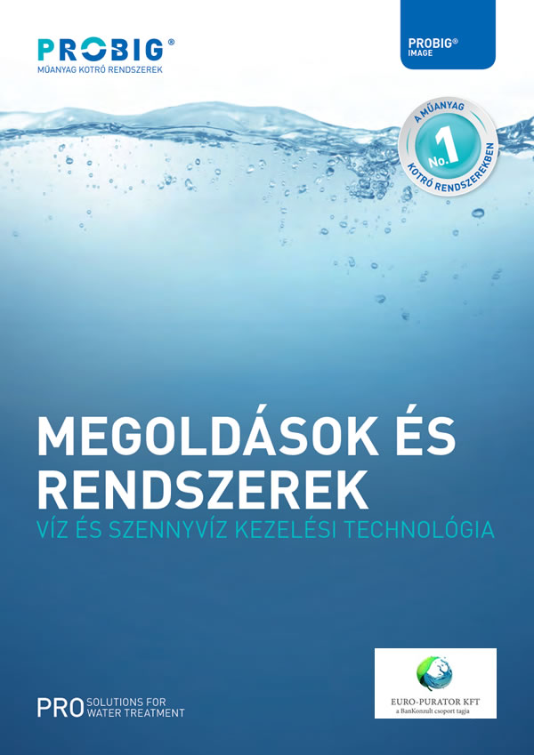 Megjelent a PROBIG műanyag kotrórendszerek katalógusa