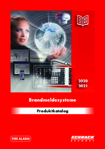 Tűzjelző rendszerek nagykatalógus 2020-2021 (német) - részletes termékismertető