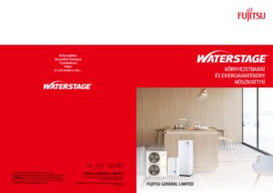 Fujitsu Waterstage levegő-víz hőszivattyú katalógus 2020 - részletes termékismertető