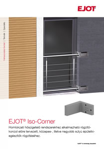 EJOT Iso-Corner rögzítőkonzol - részletes termékismertető