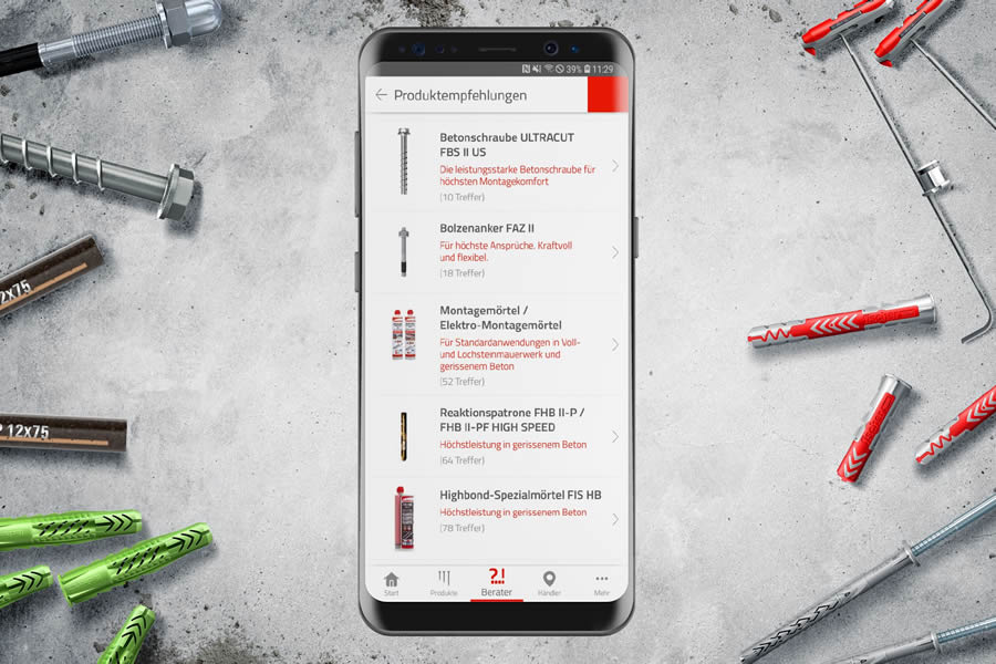 fischer Professional App