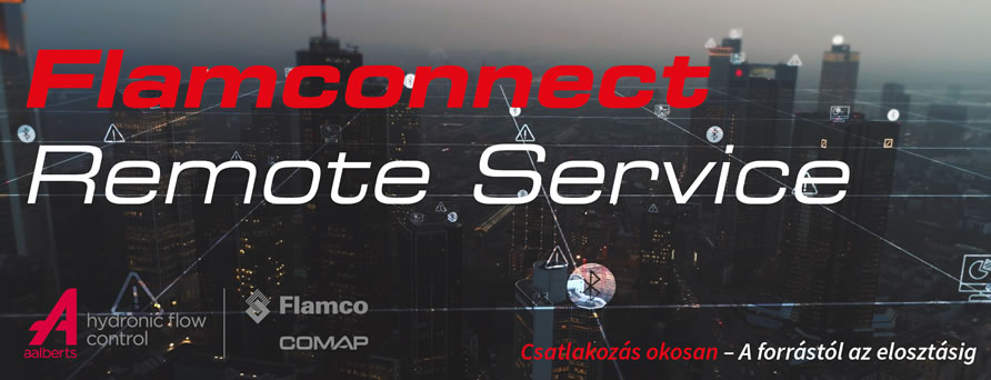 FLAMCONNECT Remote Service - Digitális platform kivitelezőknek és épületüzemeltetőknek