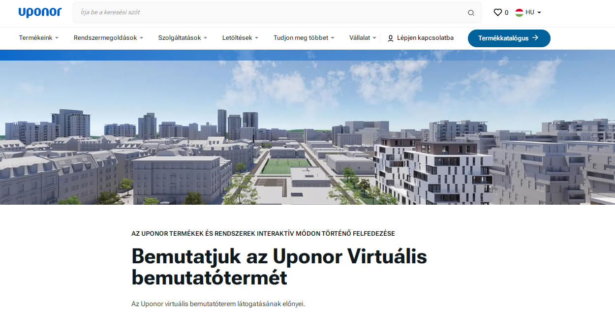 Uponor - Virtuális bemutatóterem