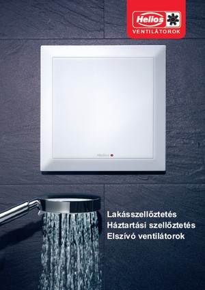 Megjelent a Helios háztartási szellőztetésről szóló katalógus 