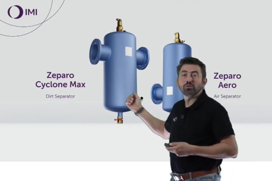 IMI Climate Control szakmai video az iszap- és mikrobuborék leválasztásról