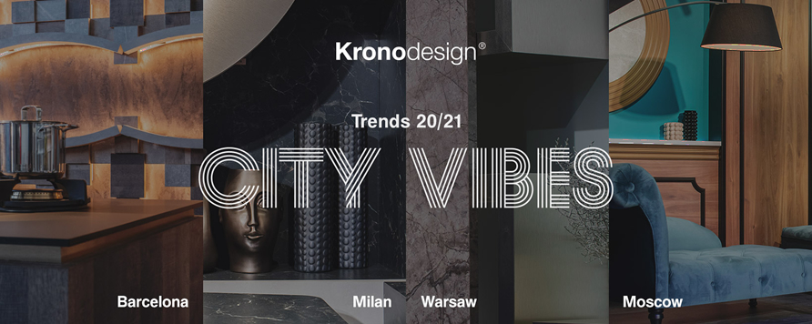 Kronodesign Trends 20/21 City Vibes bútorlap kollekció