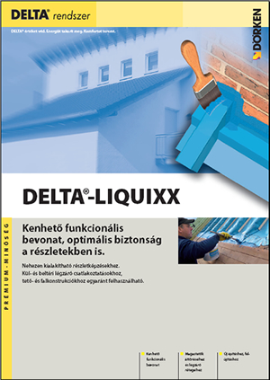 Megjelent a Dörken legújabb termékének, a DELTA-LIQUIXX-nek a katalógusa
