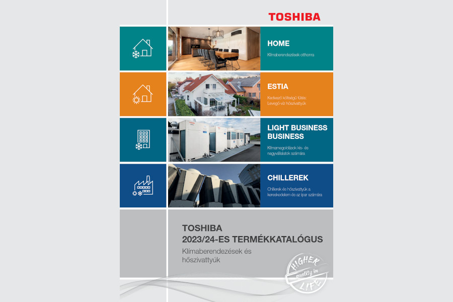 Megjelent a Toshiba 2023/24-es termékkatalógusa