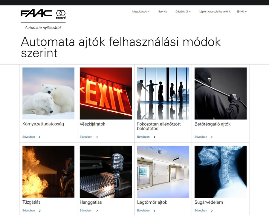 Megújult a FAAC Hungary Kft. honlapja