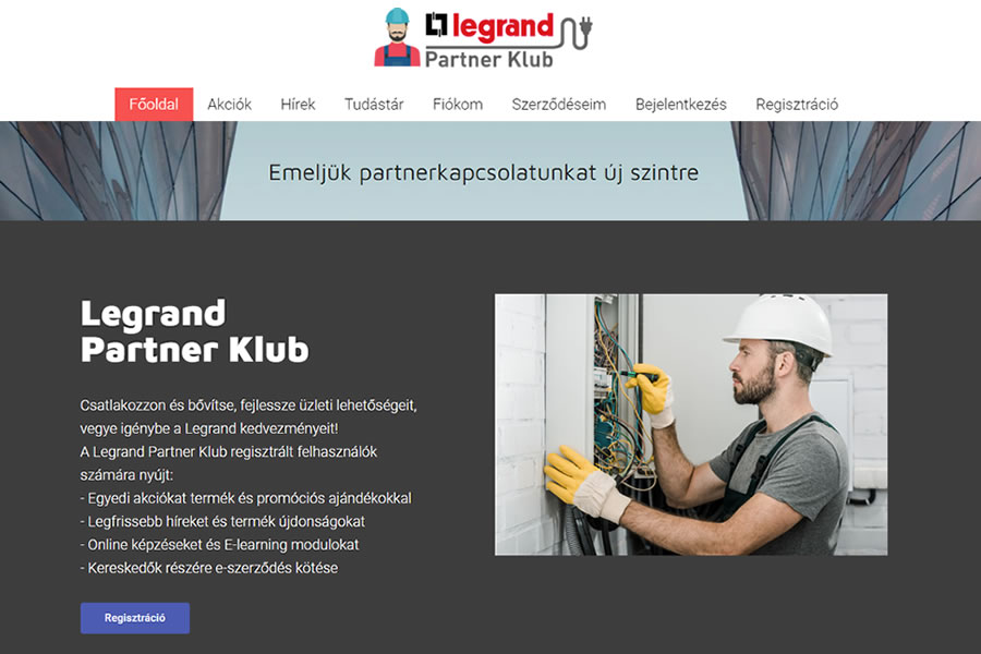 Megújult a Legrand Partner Klub