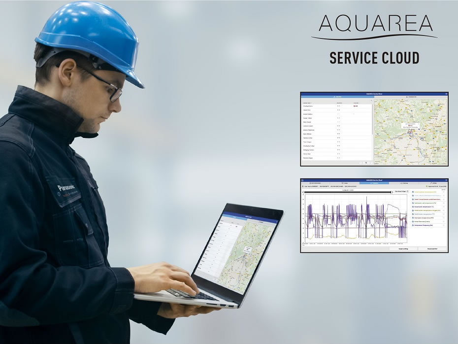 Megérkezett az új Aquarea Service Cloud