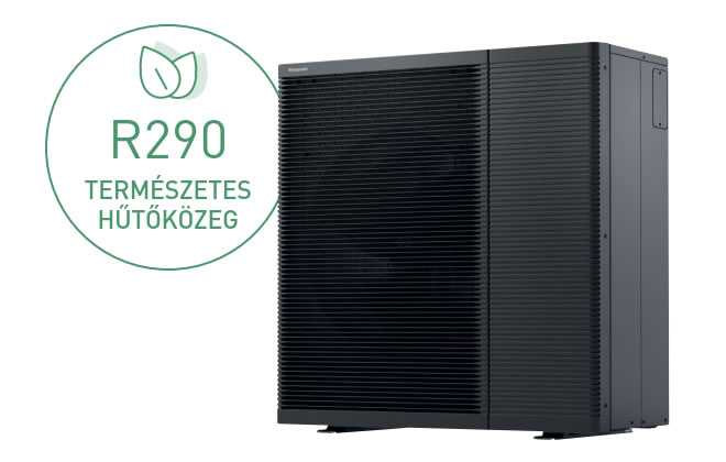 Panasonic Aquarea L generációs hőszivattyúk R290 hűtőközeggel