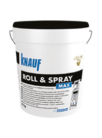 Knauf Roll Spray Max felhasználásra kész felületi simítóanyag