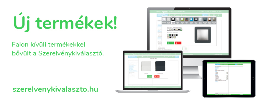 Schneider Electric – Új termékekkel bővült a Szerelvénykiválasztó eszköz
