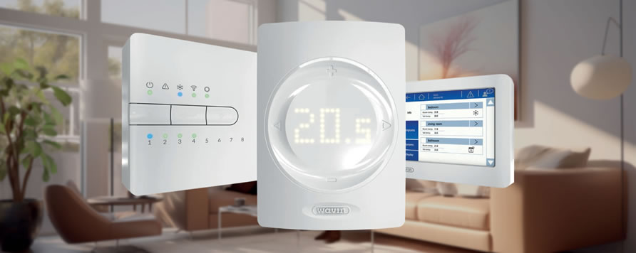 Sentio SmartConnect szoftver a Wavin felületfűtési és -hűtési rendszeréhez