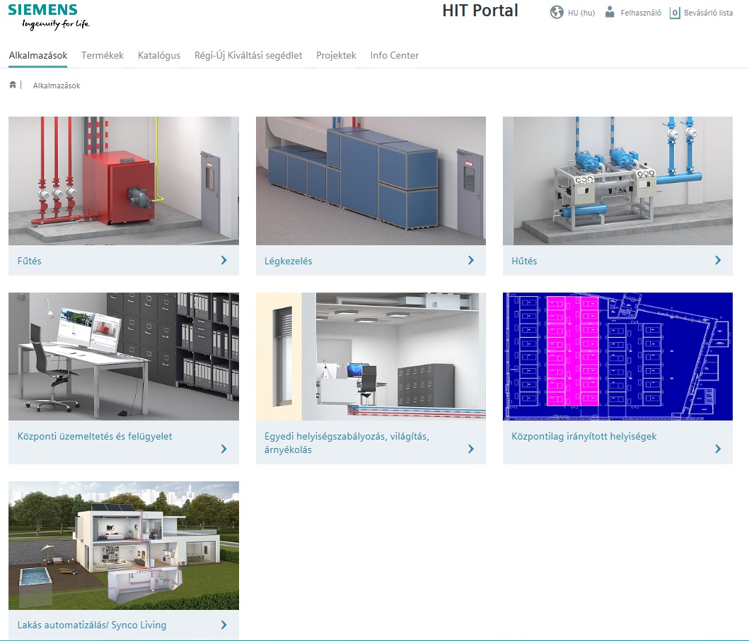 Megújult a Siemens HIT Tool online termékkiválasztó program