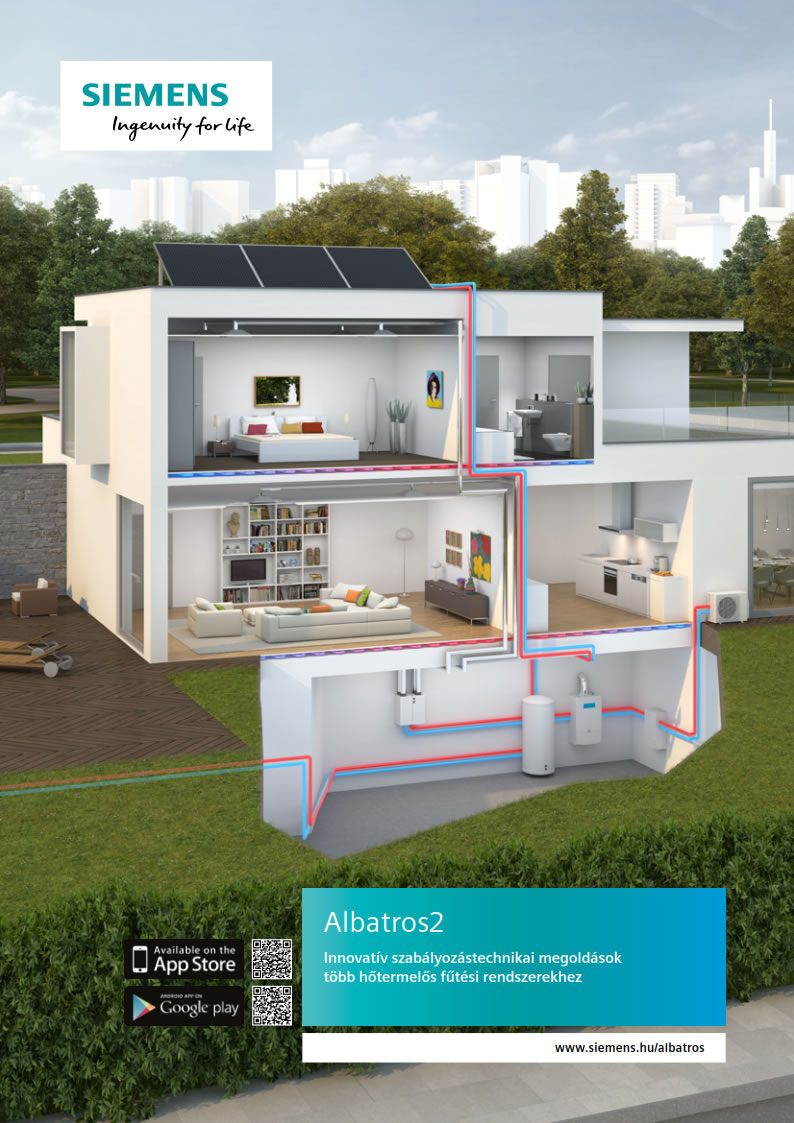 Új Siemens Albatros2 fűtésszabályozó család brossúra