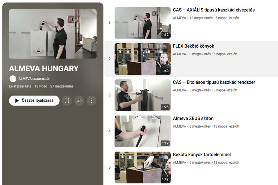 Tekintse meg az Almeva Hungary új youtube csatornáját!