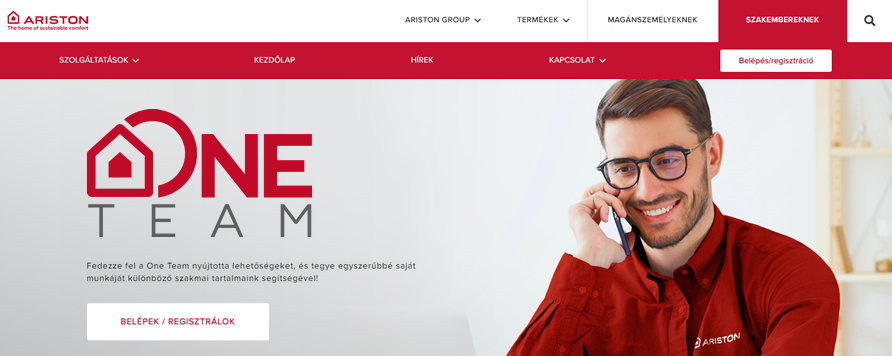Ariston One Team – az Ariston új, szakembereknek szóló platformja
