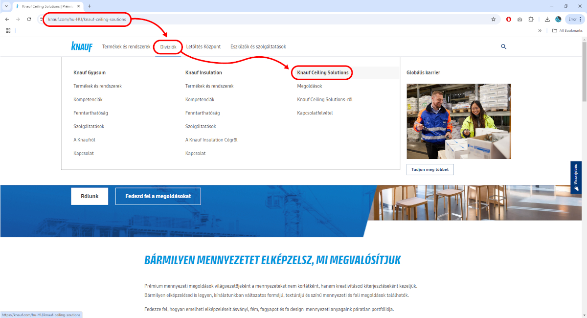 Új digitális platformon a Knauf Ceiling Solutions