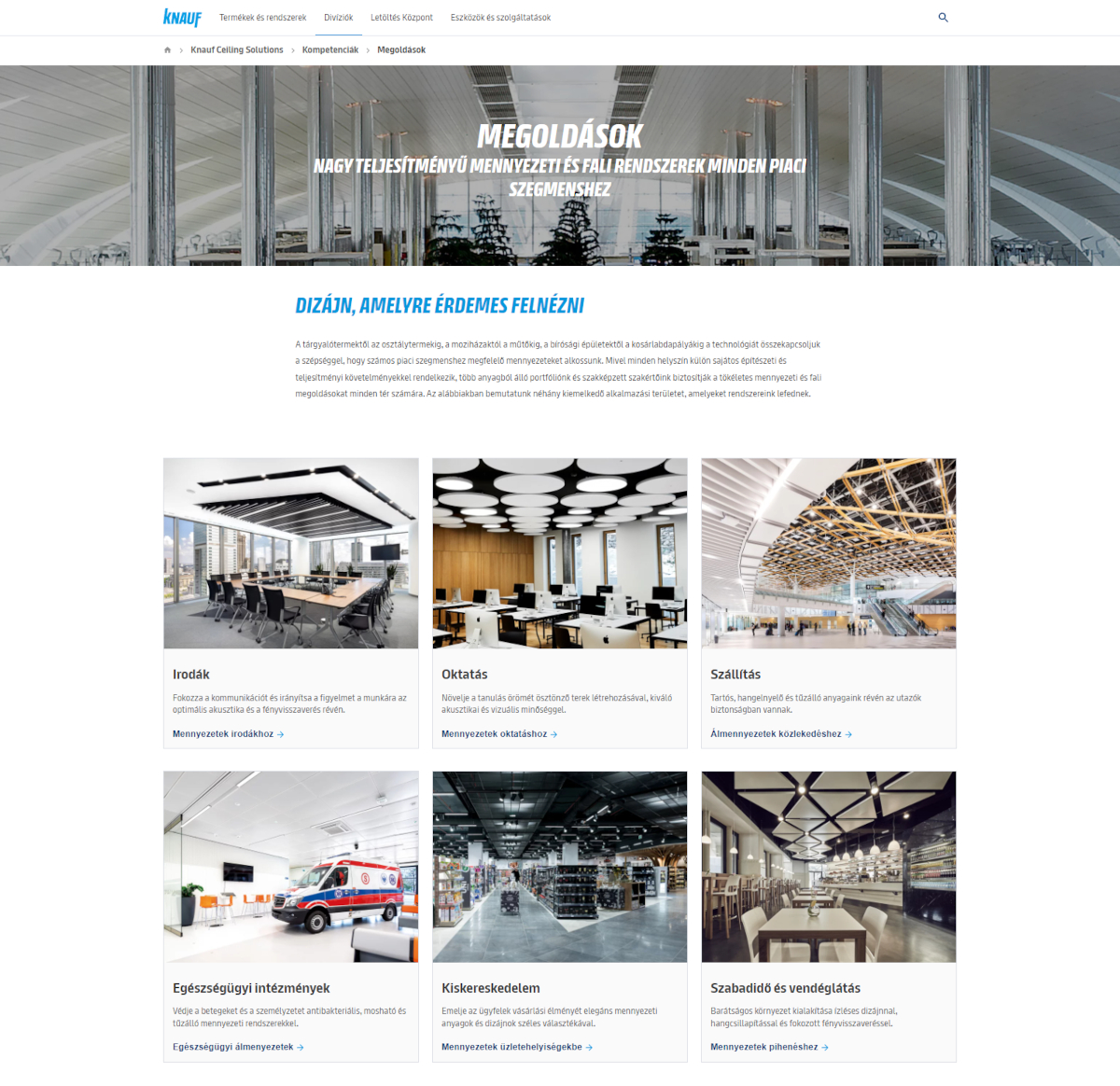 Új digitális platformon a Knauf Ceiling Solutions