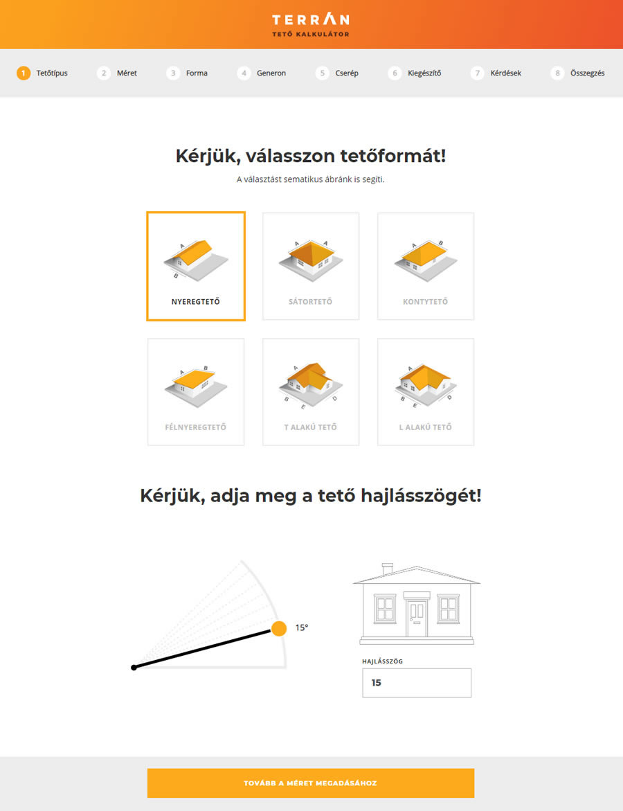 Új funkcióval bővült a Terrán TetőKalkulátor alkalmazás