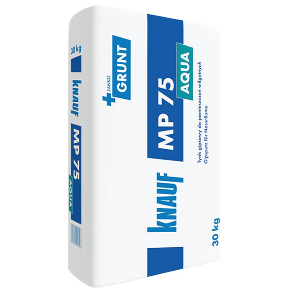 Knauf MP 75 Aqua gipszvakolat nedves helyiségekbe