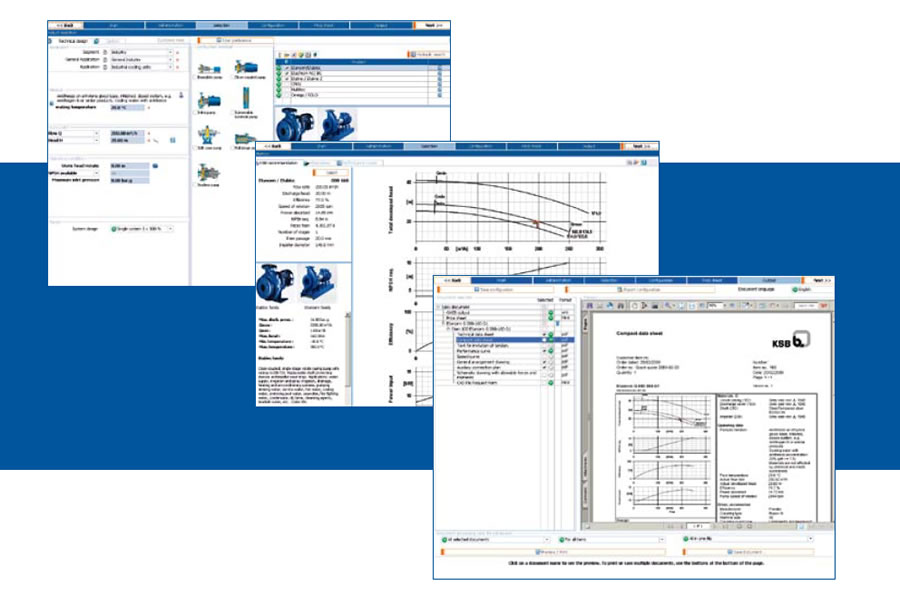 KSB EasySelect szivattyúkiválasztó program