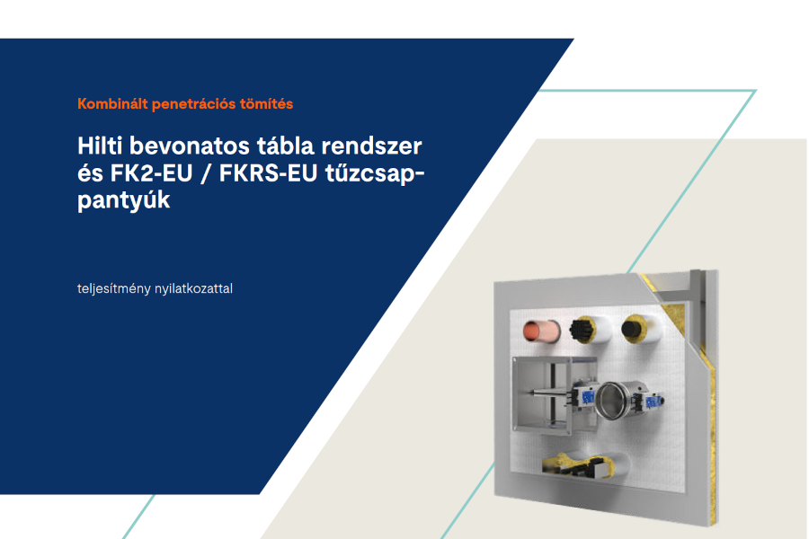 Új TROX beépítési útmutató a penetrációs tömítésről