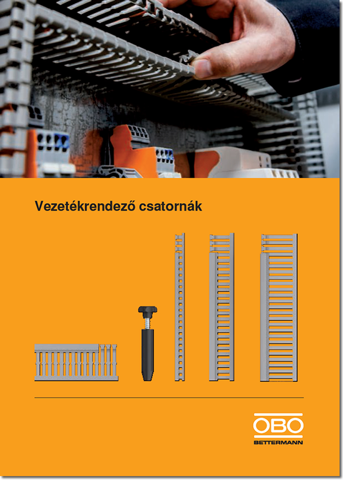 Megjelent az OBO vezetékrendező csatornákat bemutató új kiadványa